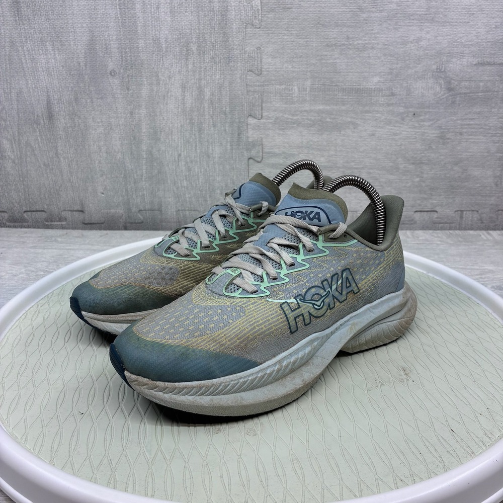 Hoka One One Mach 6 Y Running Shoes Kids Youth 5Y Dusk Young Wheat 1147553 DYY